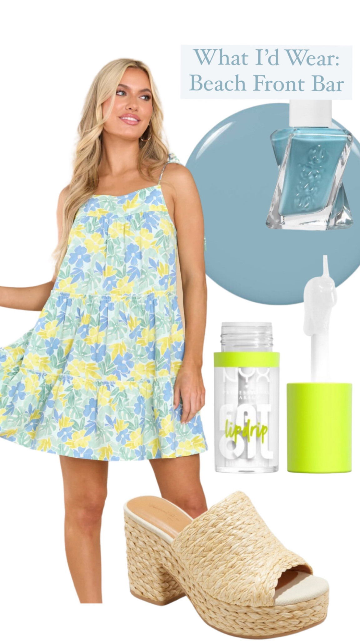 Beach Nights - Brunch - Park Date - Floral OOTD - Blue & Yellow

#floralootd #nyxmakeup #essie

#LTKbeauty #LTKstyletip