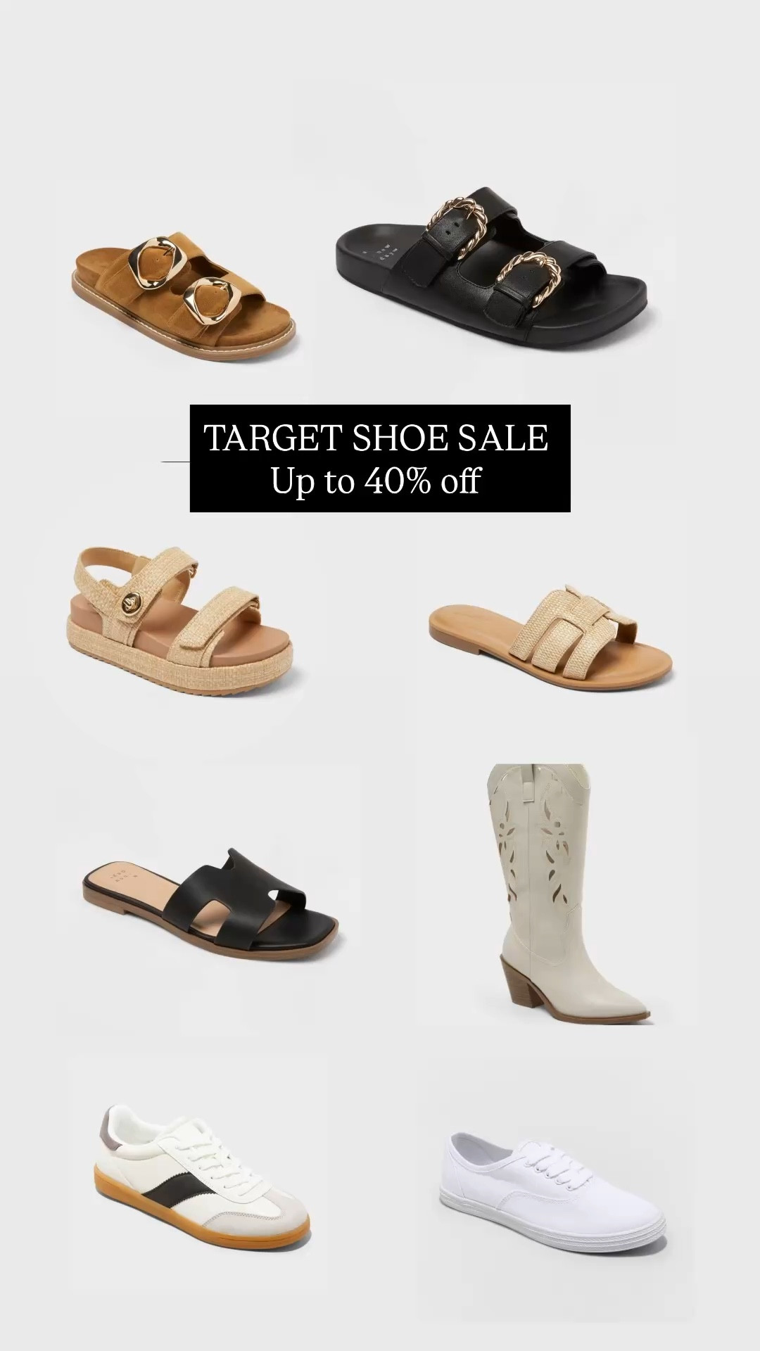 Target shoes up to 40% off 

#LTKSaleAlert #LTKSeasonal #LTKootd