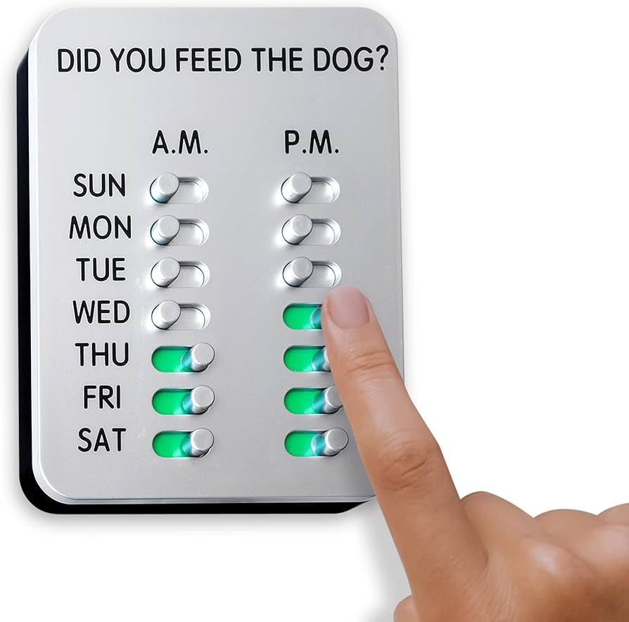 DID YOU FEED THE DOG? - Dog Feeding Reminder, The Original Feed Dog Reminder, Mountable Dog Fed S... | Amazon (US)