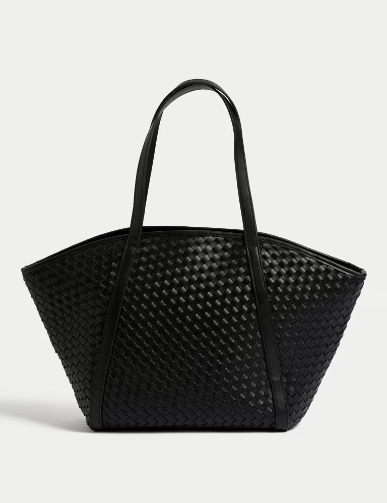Faux Leather Woven Tote Shopper | Marks & Spencer (UK)