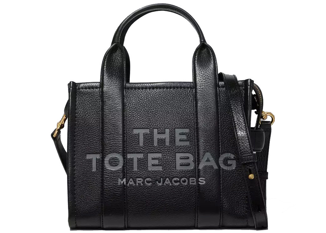 Women's Marc Jacobs The Leather Tote Bag Small in Black | StockX