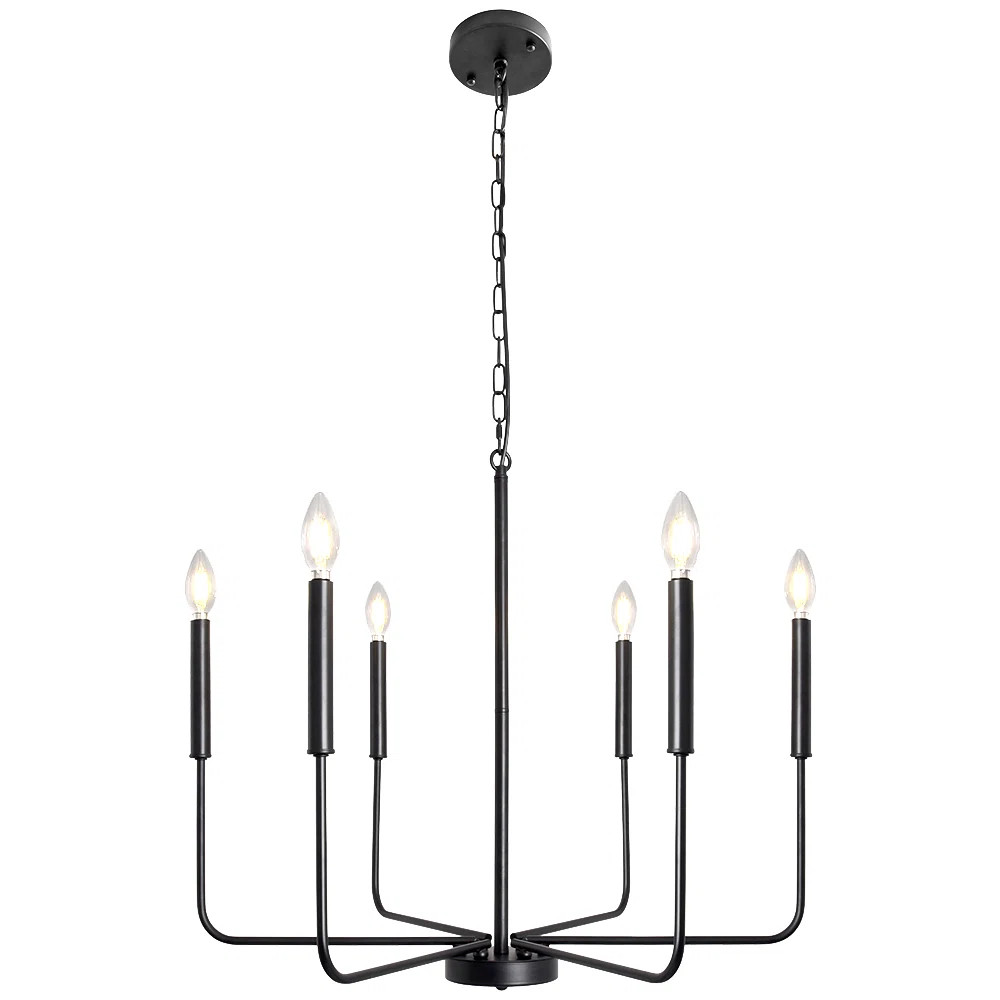 Marshana Classic / Traditional Chandelier 6 Light Fixture Modern Farmhouse Candle Style Chandelie... | Wayfair North America