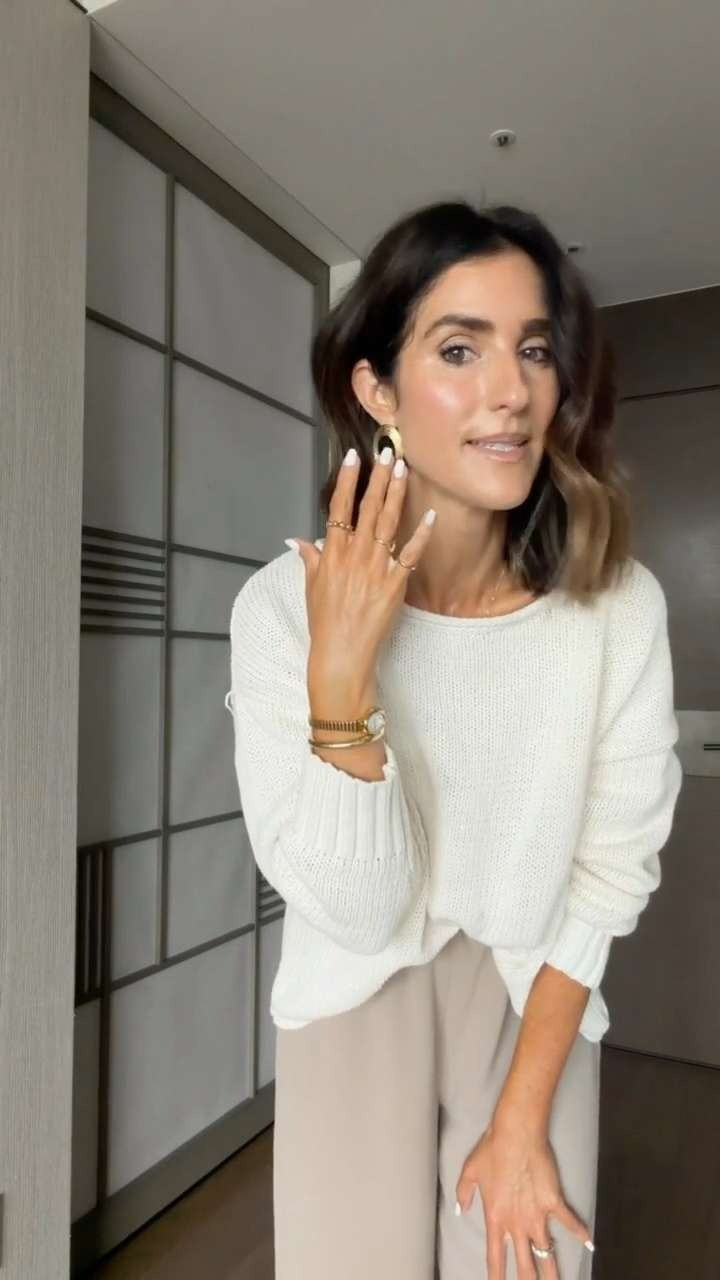 Hello from Tokyo Japan! 🇯🇵 wanted to share what I’m wearing today. It’s a bit rainy out so I have two options for layers. What do you like best? I’m just shy of 5-7” wearing the size small pants from Aritzia and size large knit sweater for an oversized fit from Target and XS leather jacket from Zara 

 #LTKgrwm #LTKootd #LTKTravel