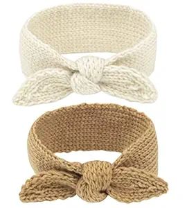 IZUS Turban Headband Baby Girl - Warm Rabbit Knot Hair Band, Knit Head Wrap for Newborn, Toddler ... | Amazon (US)