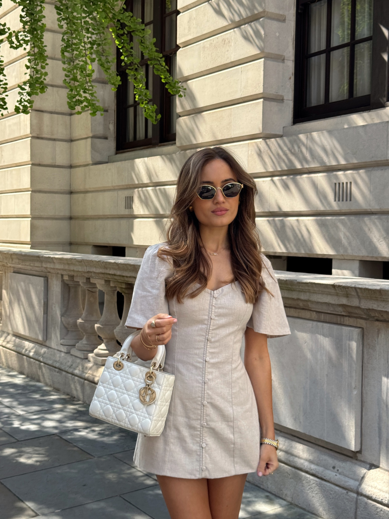 leo lin bianca dress Bianca Short Sleeve Midi Dress main image 1