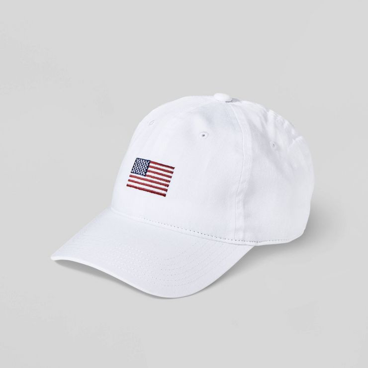 American Flag Dad Hat - White | Target