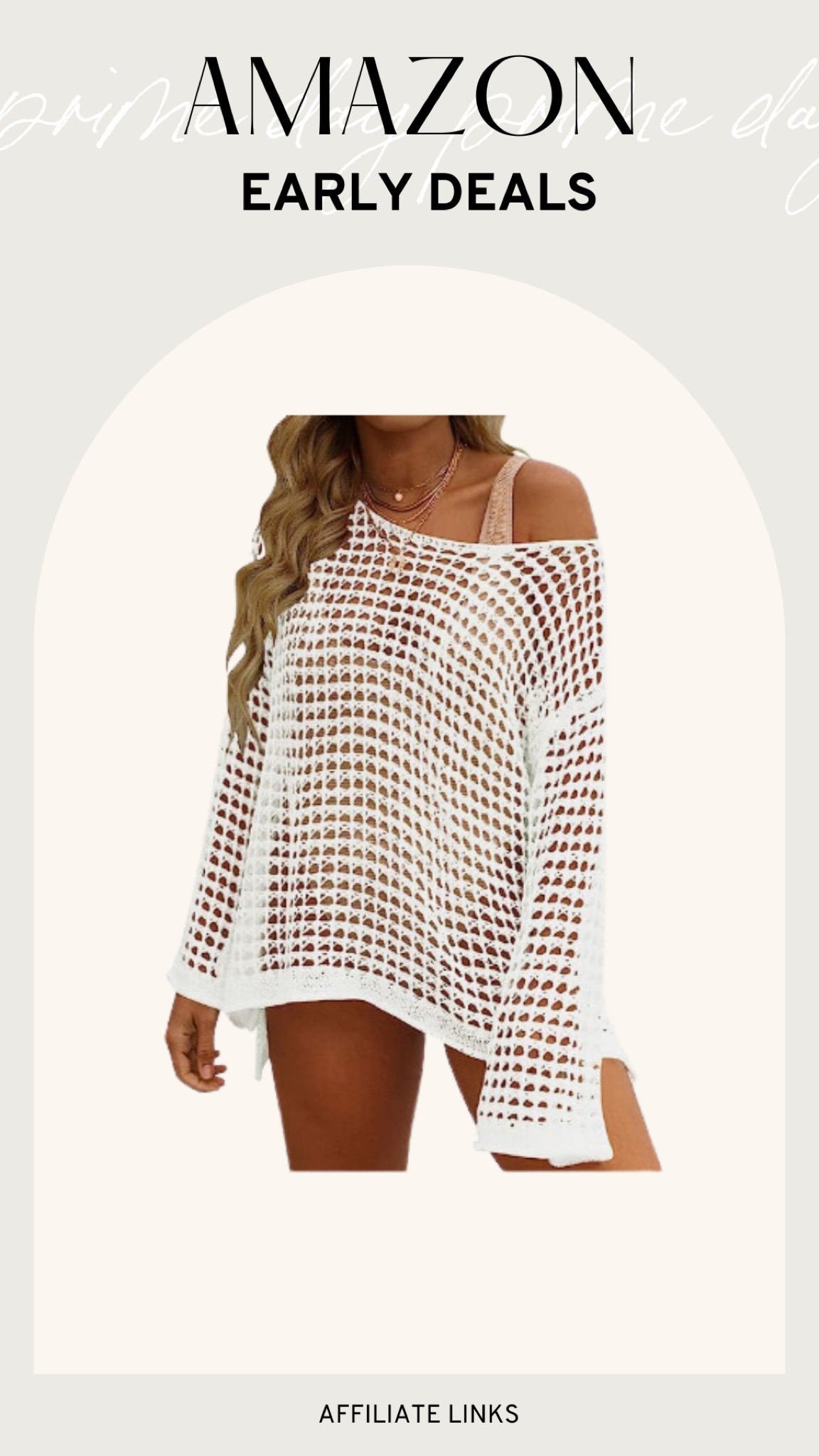 Amazon Prime Day Deal!! 


prime day, amazon prime, amazon prime day deals, amazon prime fashion deals, fashion deals for prime day, lightning deals for amazon prime day, amazon swim, amazon coverup, knitted coverup, crochet top, crochet coverup, coverup, amazon deals

#LTKxPrimeDay #LTKsalealert #LTKswim