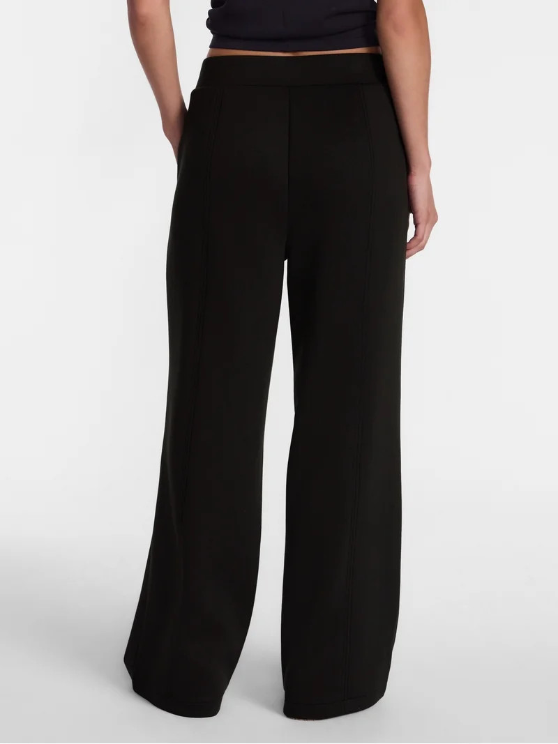 Avia Women's ScubaKnit Wide Leg Pants, Sizes XS-XXXL | Walmart (US)