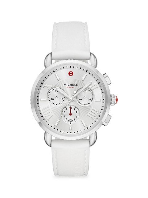 Sport Sail Stainless Steel & Silicone Strap Chronograph Watch | Saks Fifth Avenue