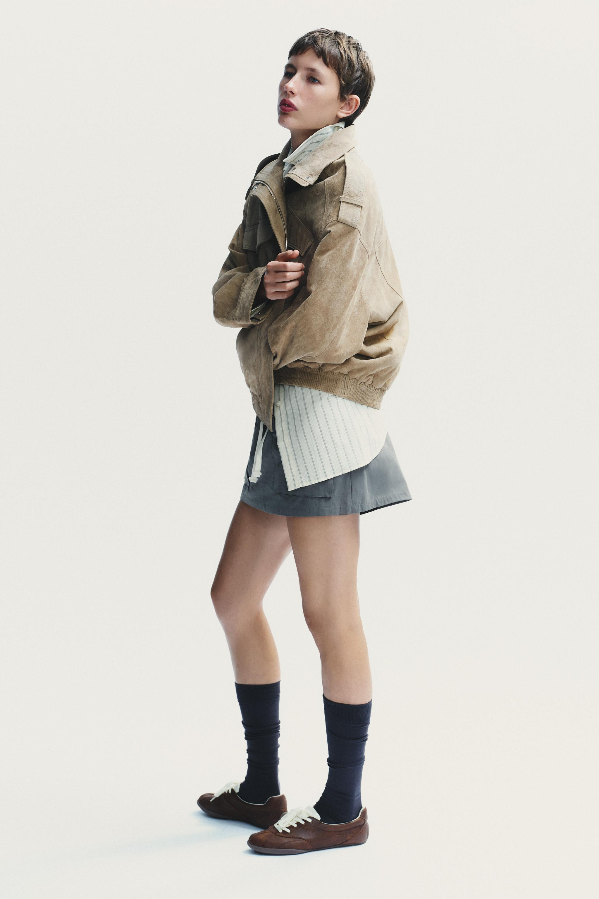 SUEDE LEATHER JACKET | Zara UK