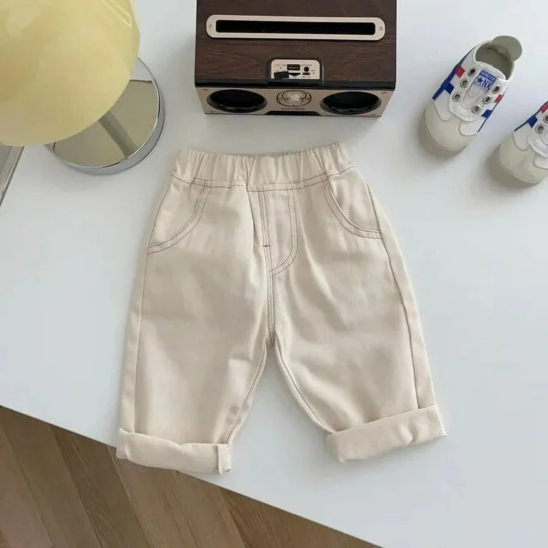 7277 Baby Boys Denim Pants Solid Color Infants Baby Pants Jeans Casual Pants | Walmart (US)