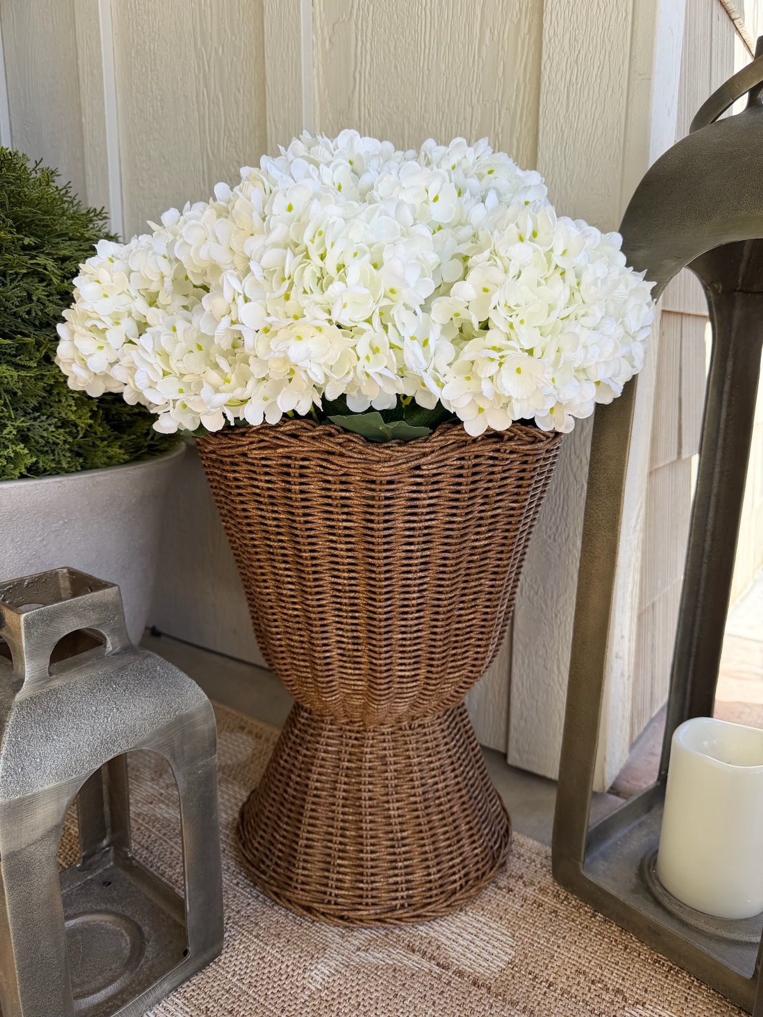 I’m loving the way our porch is coming together for spring! I have my favorite Target lanterns, these gorgeous planters from Walmart and faux outdoor arrangements that are affordable from Amazon! 

#LTKHome