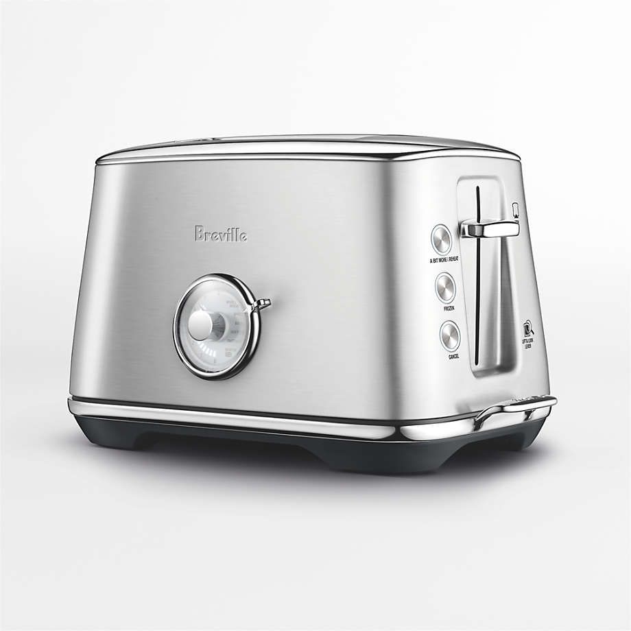 Breville Damson Blue Toast Select Luxe 2-Slice Toaster + Reviews | Crate & Barrel | Crate & Barrel