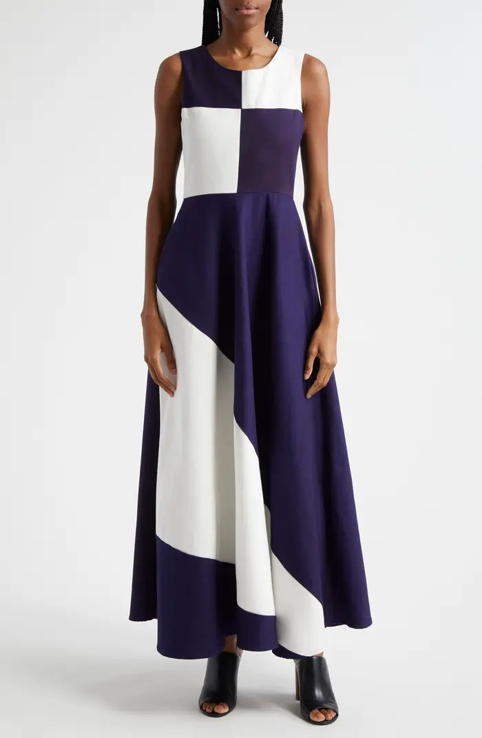 BUSAYO Dami Colorblock A-Line Dress | Nordstrom | Nordstrom