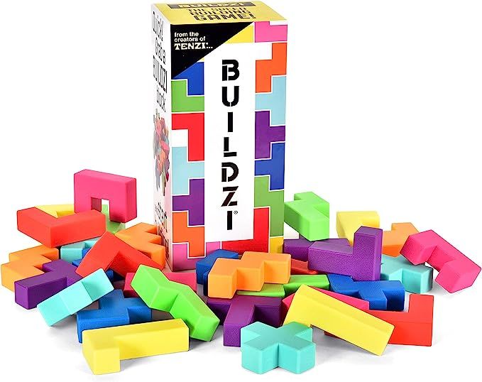 BUILDZI by TENZI - The Fast Stacking Building Block Game for The Whole Family - 2 to 4 Players Ag... | Amazon (US)