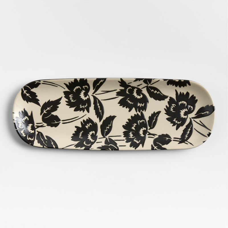 Jardin Stoneware Platter | Crate & Barrel