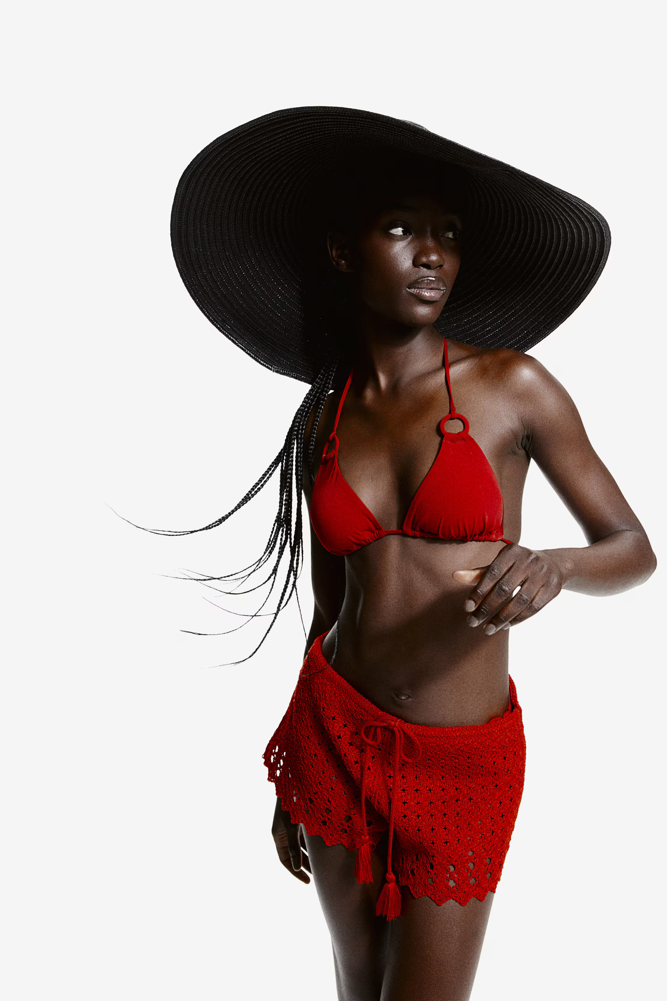 Wide Brim Straw Hat | H&M (US + CA)