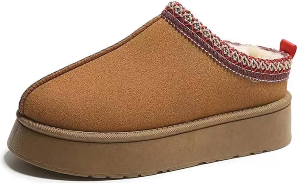 Women's Slippers Platform Mini Boots Short Ankle Boot Fur Fleece Lined Sneakers House slippers An... | Amazon (CA)