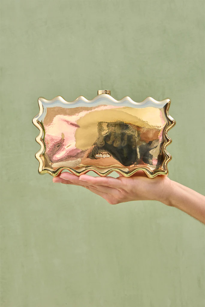 PALOMA CLUTCH - SHINY GOLD | Cult Gaia - US