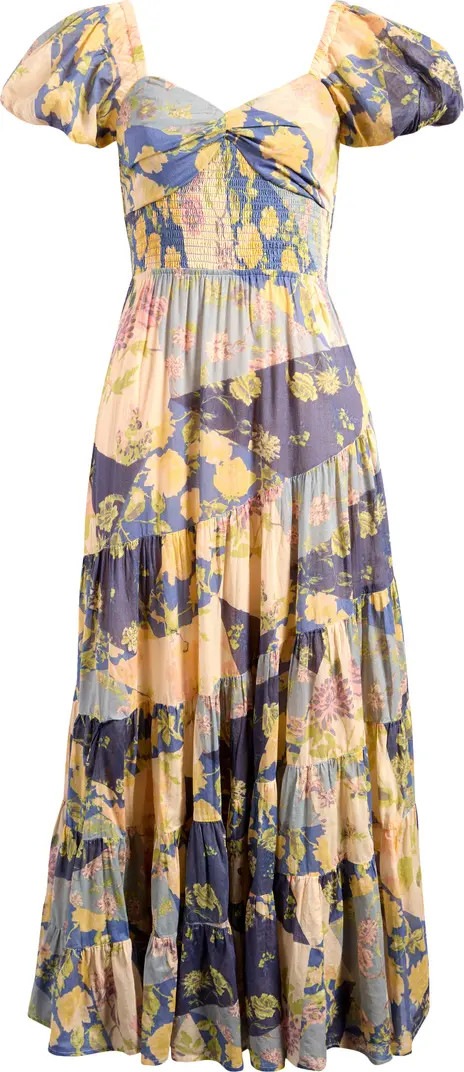 Free People Sundrenched Floral Tiered Maxi Sundress | Nordstrom | Nordstrom