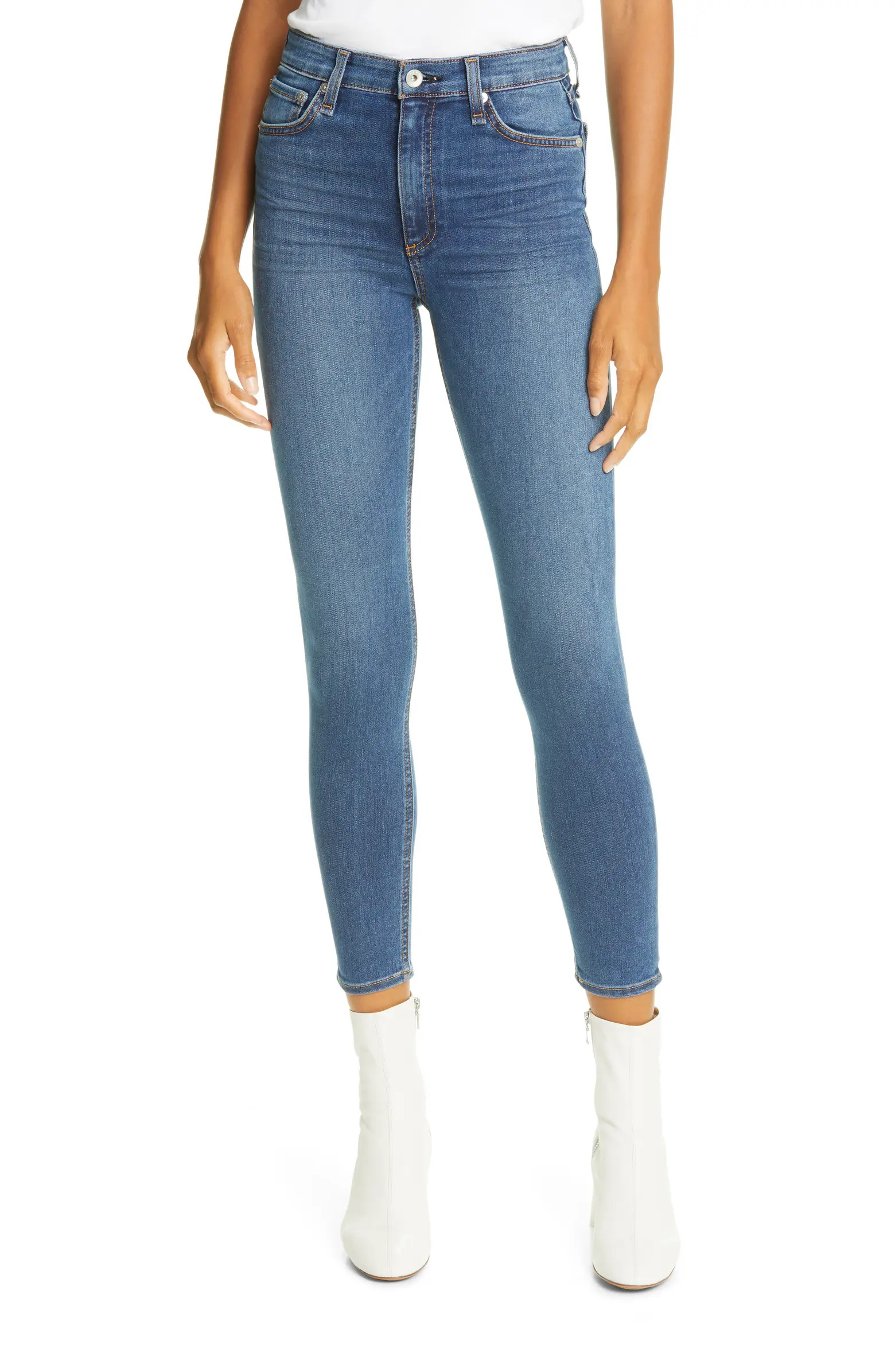 Nina High Waist Ankle Skinny Jeans | Nordstrom