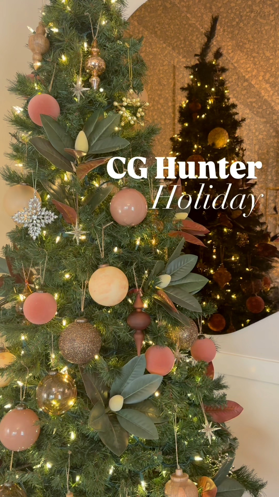 #ad You guys… I’m so excited to share the new @CGHunterHome Holiday Line with you! 🎄✨ The ornaments are absolutely stunning, the candlesticks add the prettiest glow, and the ribbon ties everything together perfectly. 🤍 It’s giving cozy, classic, and just the right touch of luxe. #MyCGH
