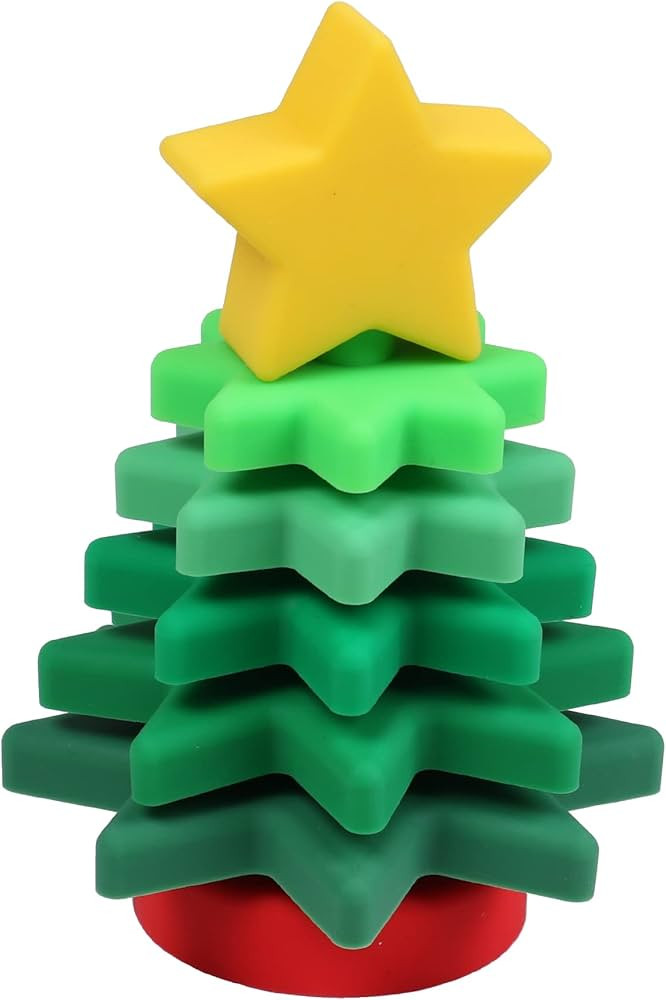 Baby Silicone Christmas Tree,Little Christmas Tree for Baby,Baby Christmas Tree (3.9 x 3.9 x 5.9 ... | Amazon (US)