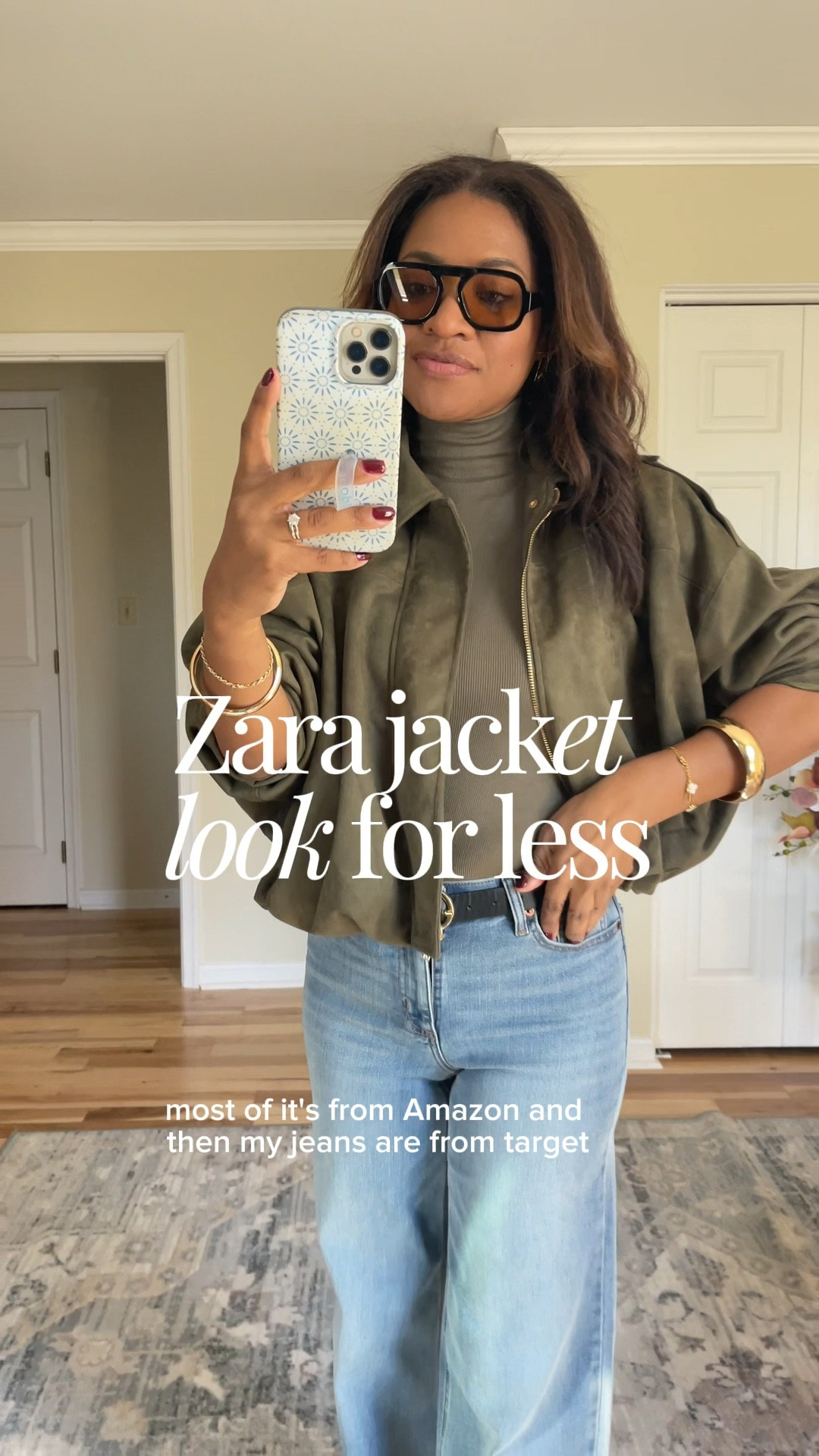 Jacket and jeans restocked! I am wearing a small in jacket and size 4 in jeans

#LTKgrwm #LTKootd #LTKOver40