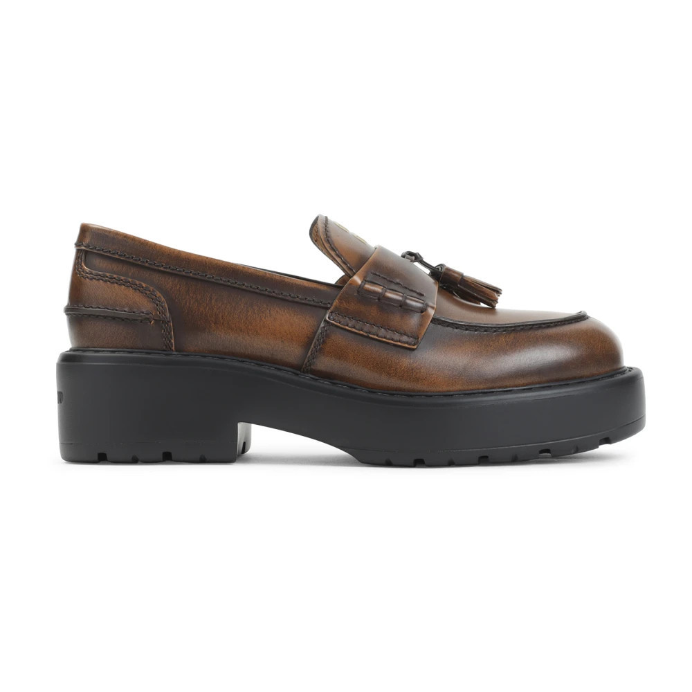 Miu Miu - Loafer - - Shoes - Damen - Braun - 37 1/2 EU | Miinto DE