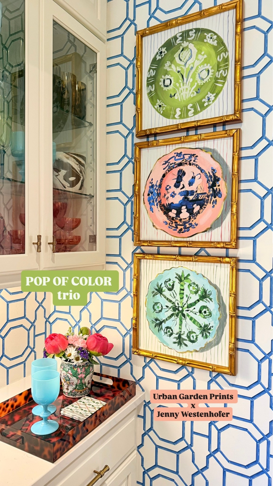 Pinch me! 

This trio of the nine in the collection Pop of Color 💚🩷🩵

Top seller right here 🍾💕🍾💕

16x16 
Bamboo frames 🖼️ also linked 

Save with POPOFCOLOR30 for 30% off

#LTKdayinmylife #LTKHome