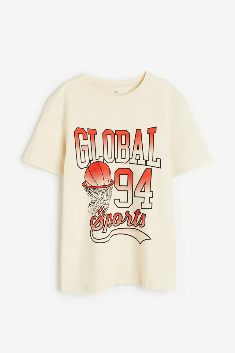 Printed cotton T-shirt | H&M (US + CA)