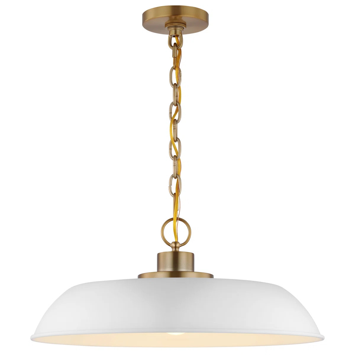 Eddy 1-Light Dimmable Steel Dome Pendant | Wayfair North America