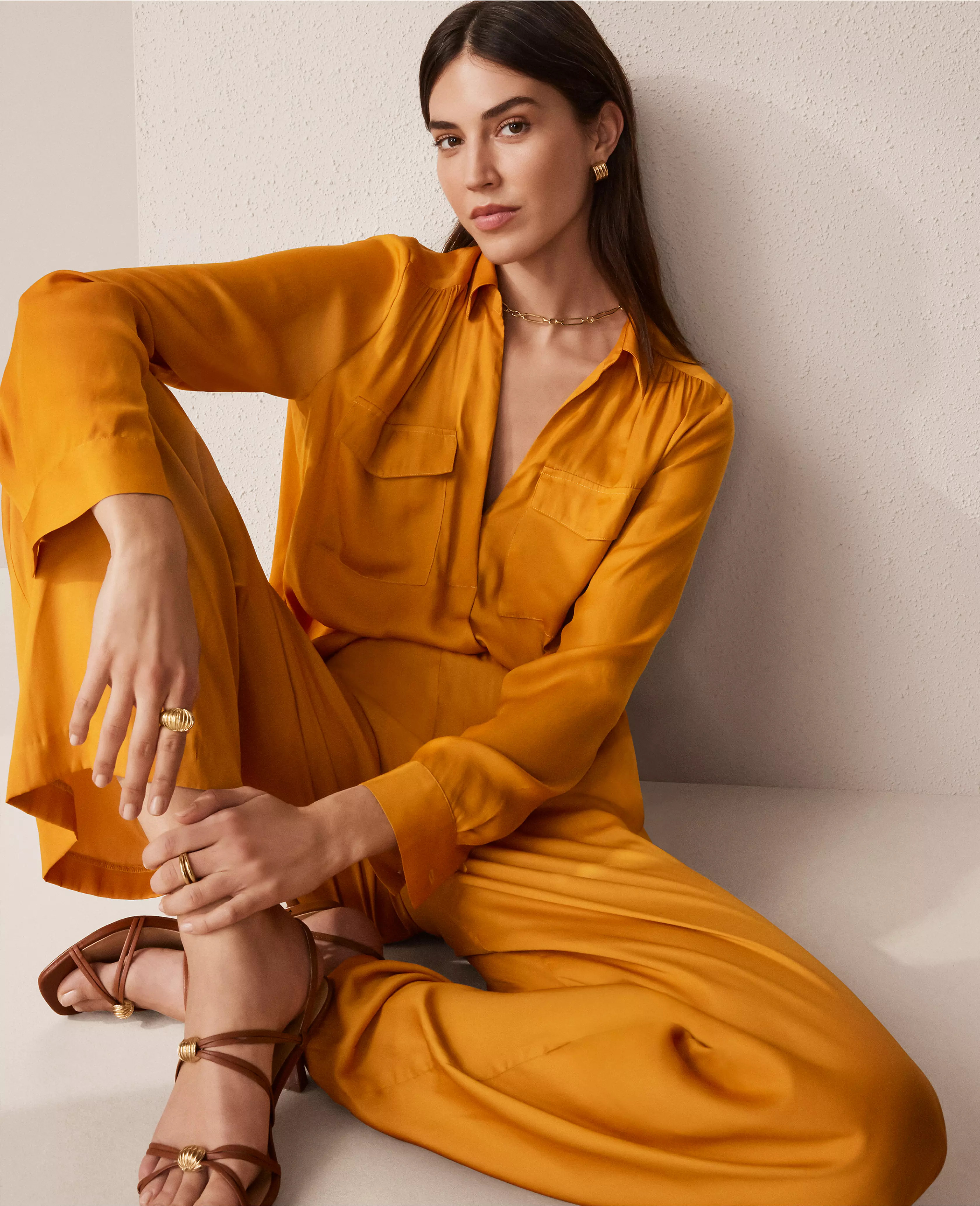 Soft Drapey Camp Shirt | Ann Taylor (US)