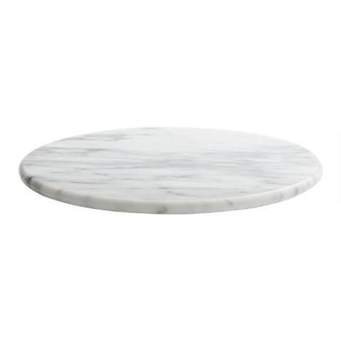 White Marble Lazy  Susan | World Market