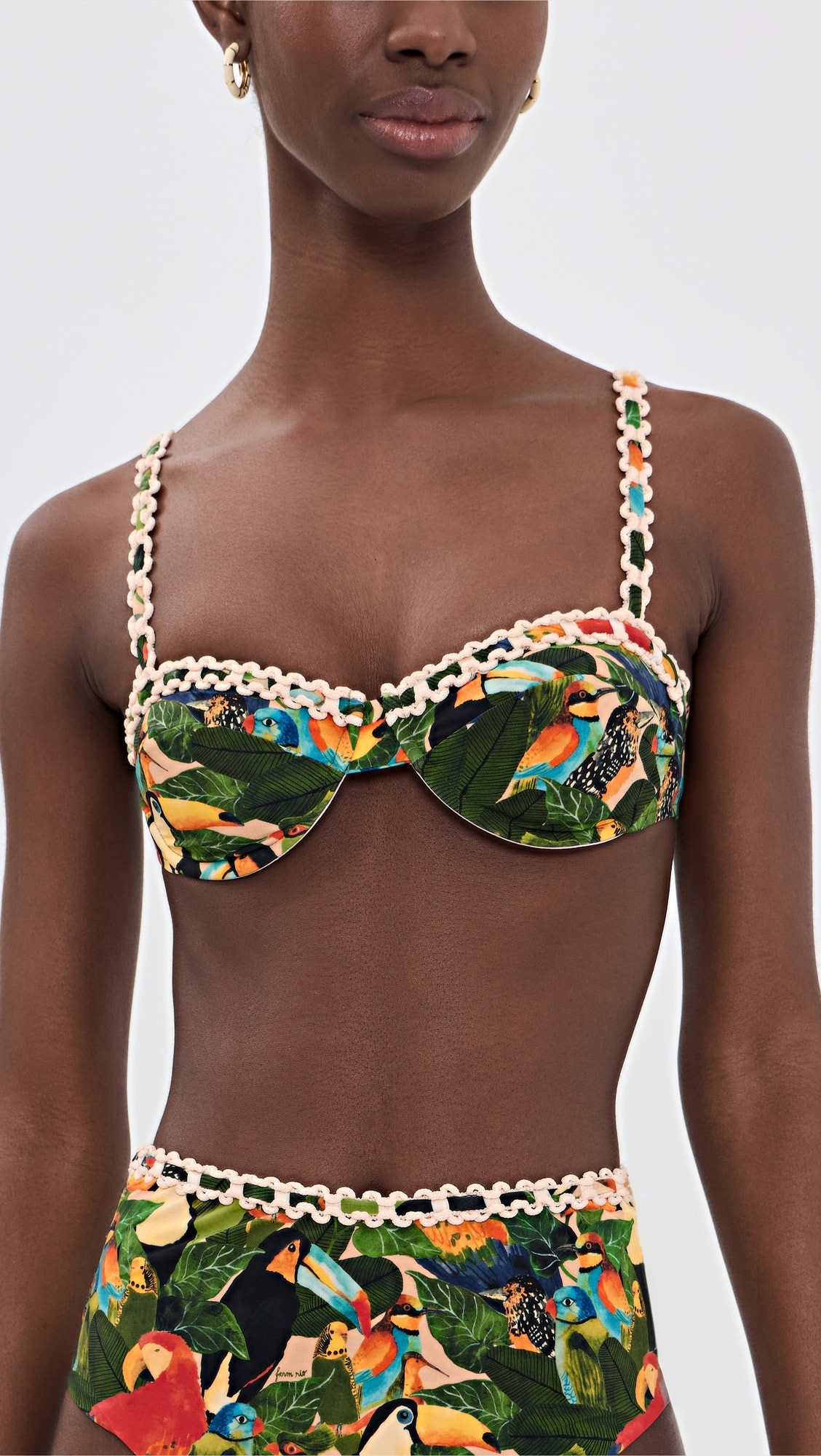 Bird Leaves Underwire Bikini Top | Shopbop