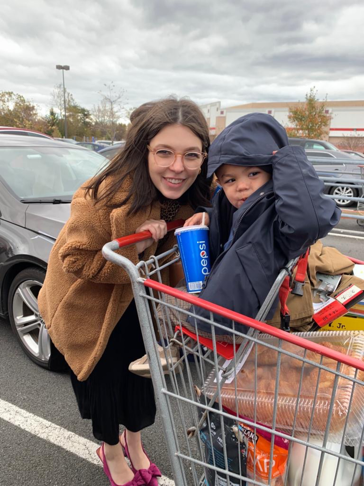 Chilly post-church Costco run 🥶🥰 34 weeks pregnant! coat and turtleneck are old season but linked current versions! wearing my usual size in the skirt, fits the bump perfectly 👌🏼

fall outfit winter outfit maternity style third trimester church outfit cold weather fit 

#LTKbump #LTKSeasonal #LTKfit
