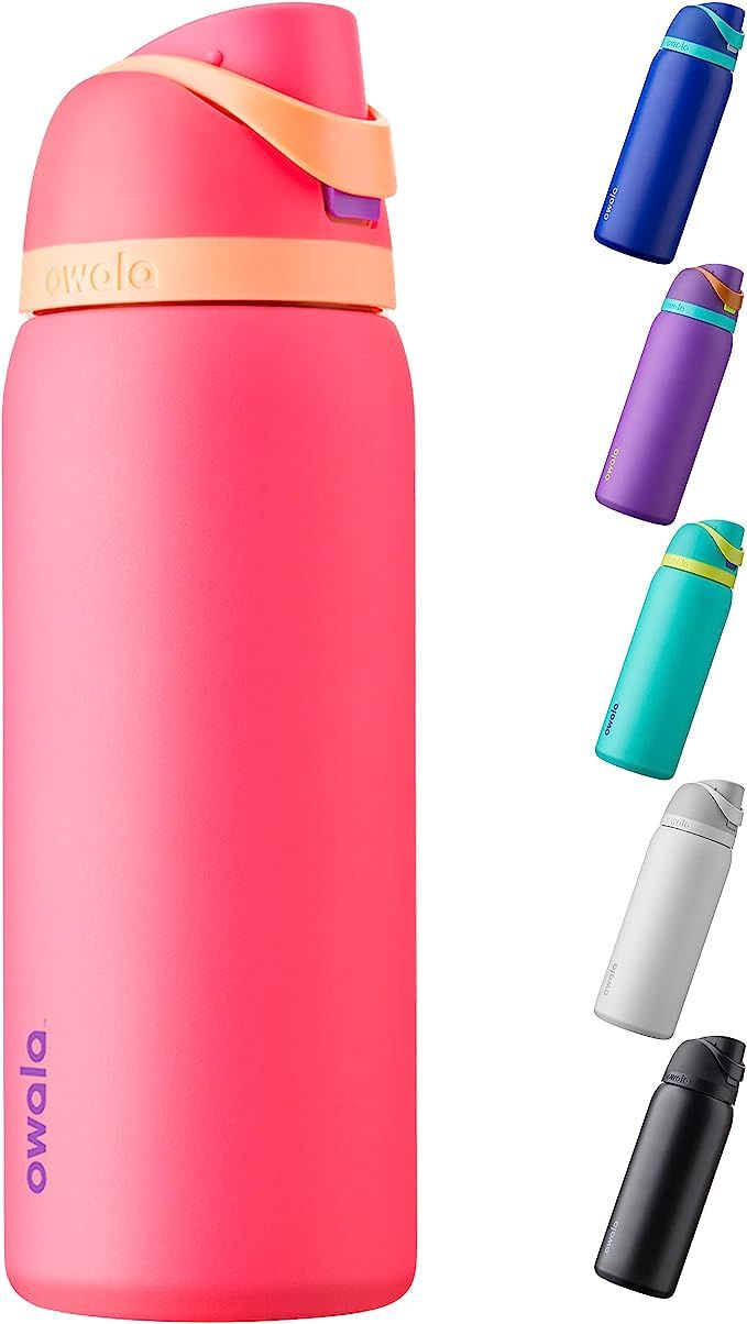 Owala FreeSip Insulated Stainless Steel Water Bottle with Straw for Sports and Travel, BPA-Free, ... | Amazon (US)