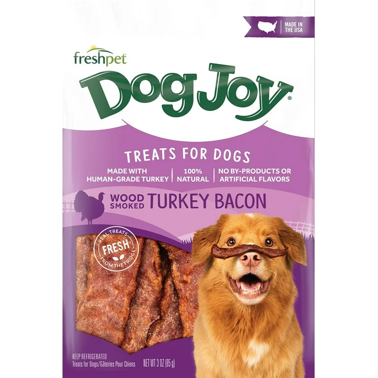 Freshpet Dog Joy Bacon, Turkey & Smoked Flavor Soft Treats for Dogs, 3 oz. | Walmart (US)