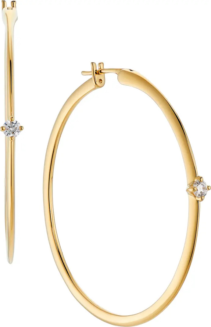 Nadri Zoe Medium Hoop Earrings | Nordstrom | Nordstrom