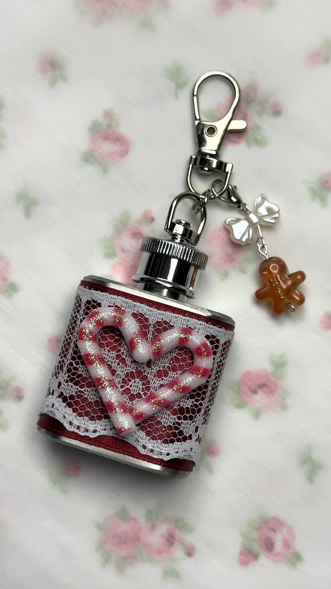 diy @Sabrina Carpenter “fruitcake” inspired bag charm/keychain ♥️

Ngl I still never actually put anything in these 💀 they’re so cute though! Could be a cute activity to do w/ your friends during the holidays 🫶🏻 

ps ignore my nails, idk why the glue got stained like that 😭 redoing them soon lol

#diygifts #sabrinacarpenter #diygiftideas 

#LTKGiftGuide #LTKHoliday #LTKSeasonal