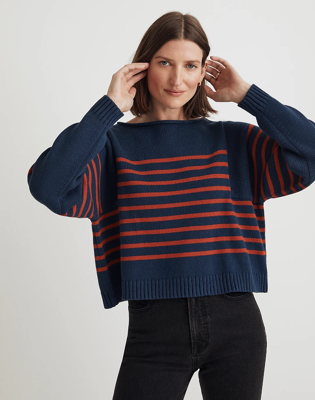 Rolled-Neck Pullover Sweater | Madewell