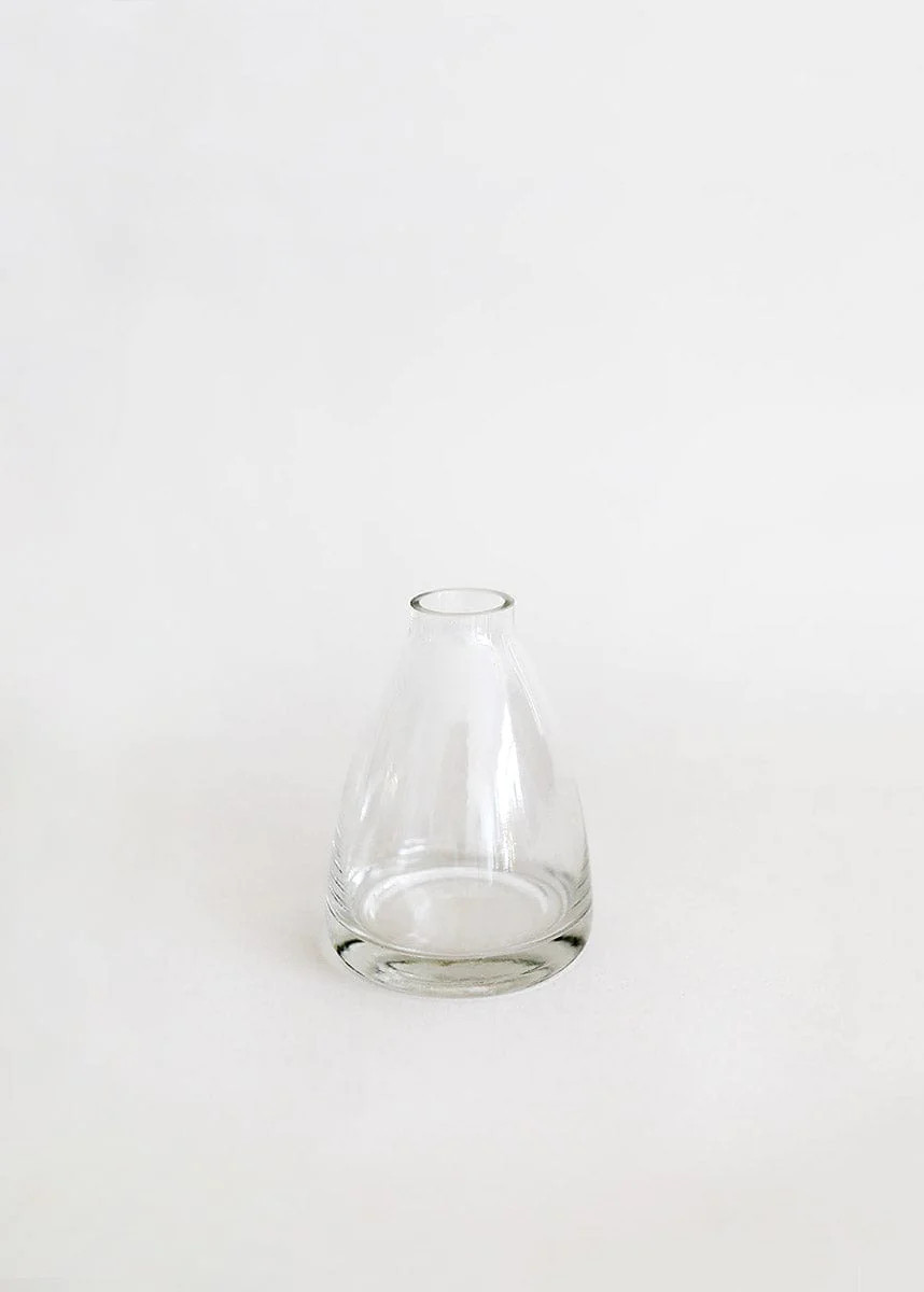 Clear Glass Bud Vase - 4.5" | Afloral