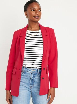 Taylor Relaxed Suit Blazer for Women | Old Navy (US)