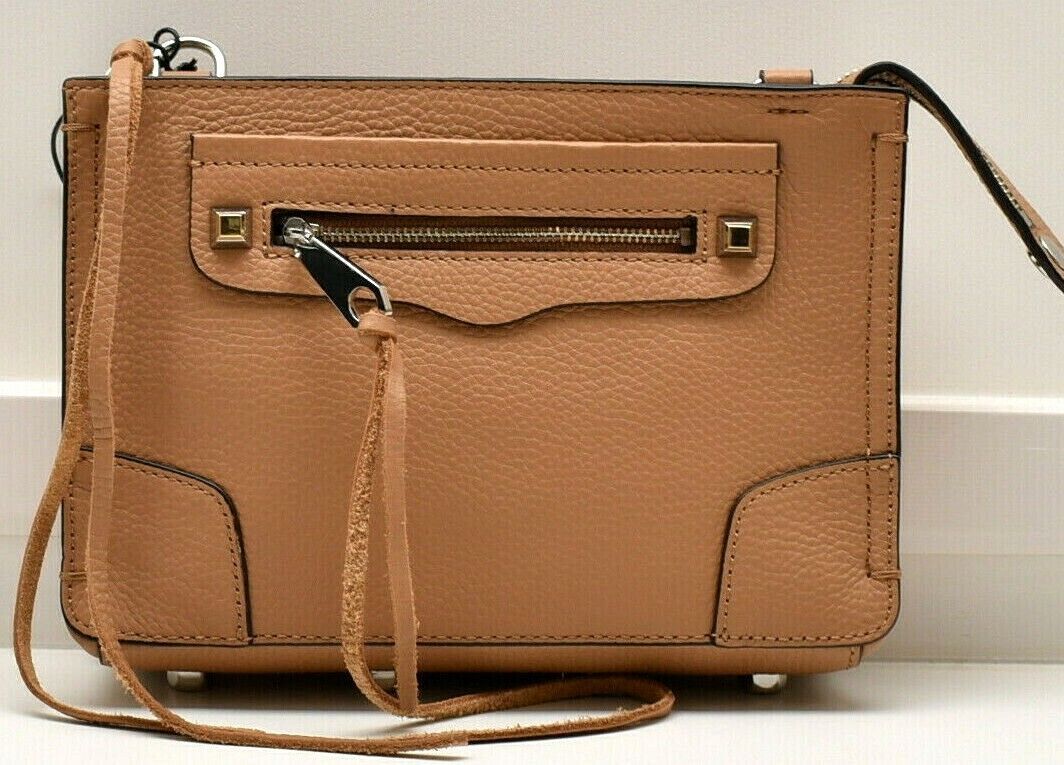 Rebecca Minkoff Leather Regan Crossbody Handbag Desert Tan New! | eBay AU