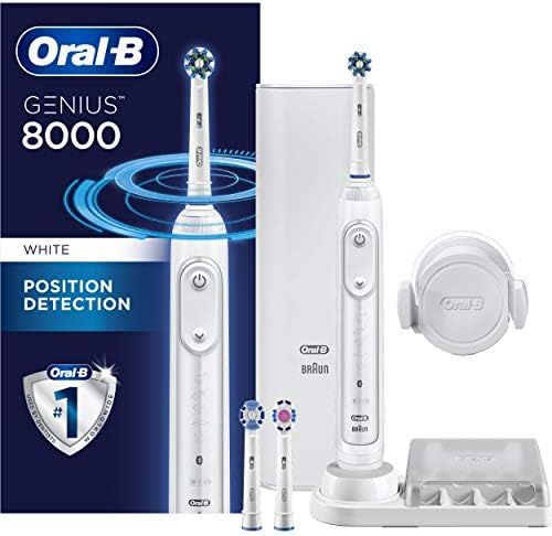 Oral-B 8000 Electric Toothbrush with Bluetooth Connectivity, White | Amazon (US)