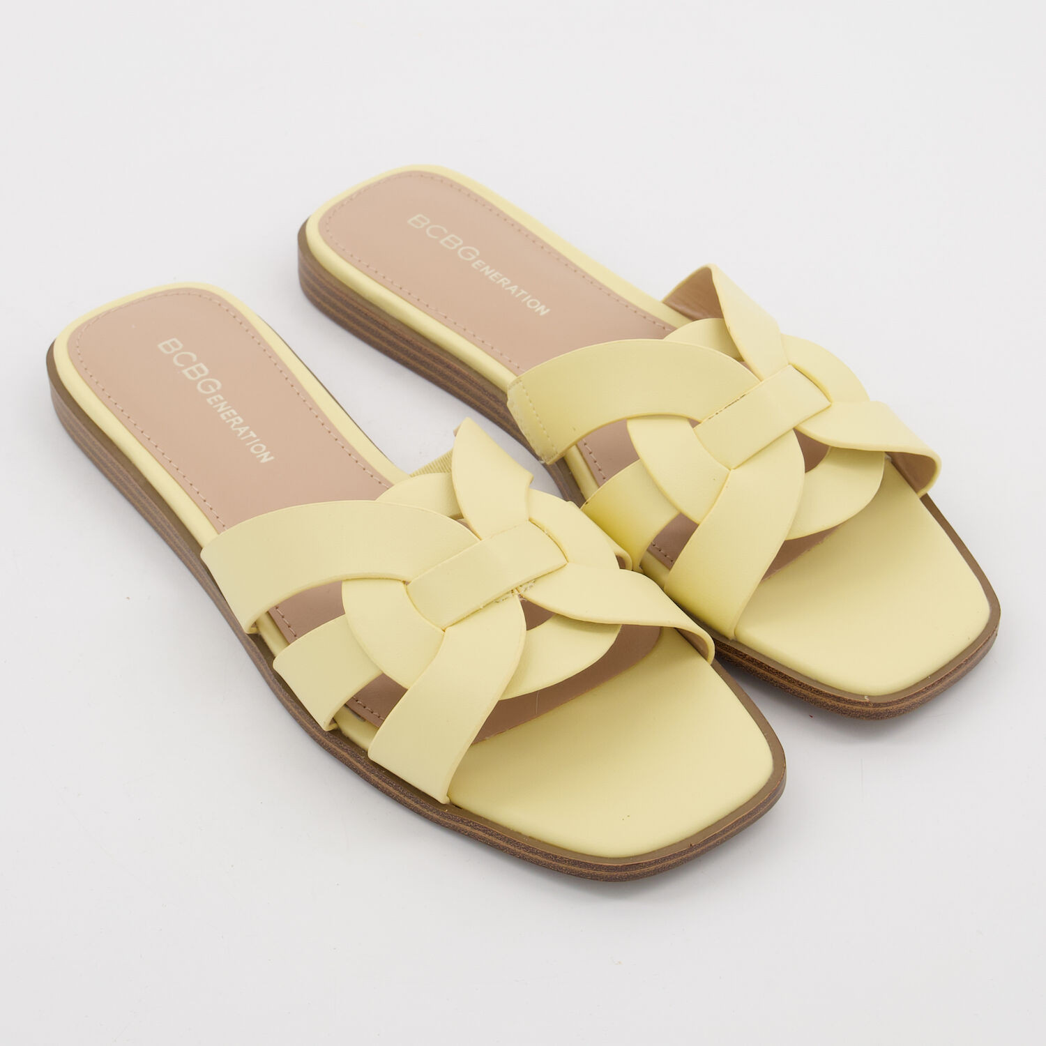 Butter Yellow Meltem Flat Sandals | TK Maxx