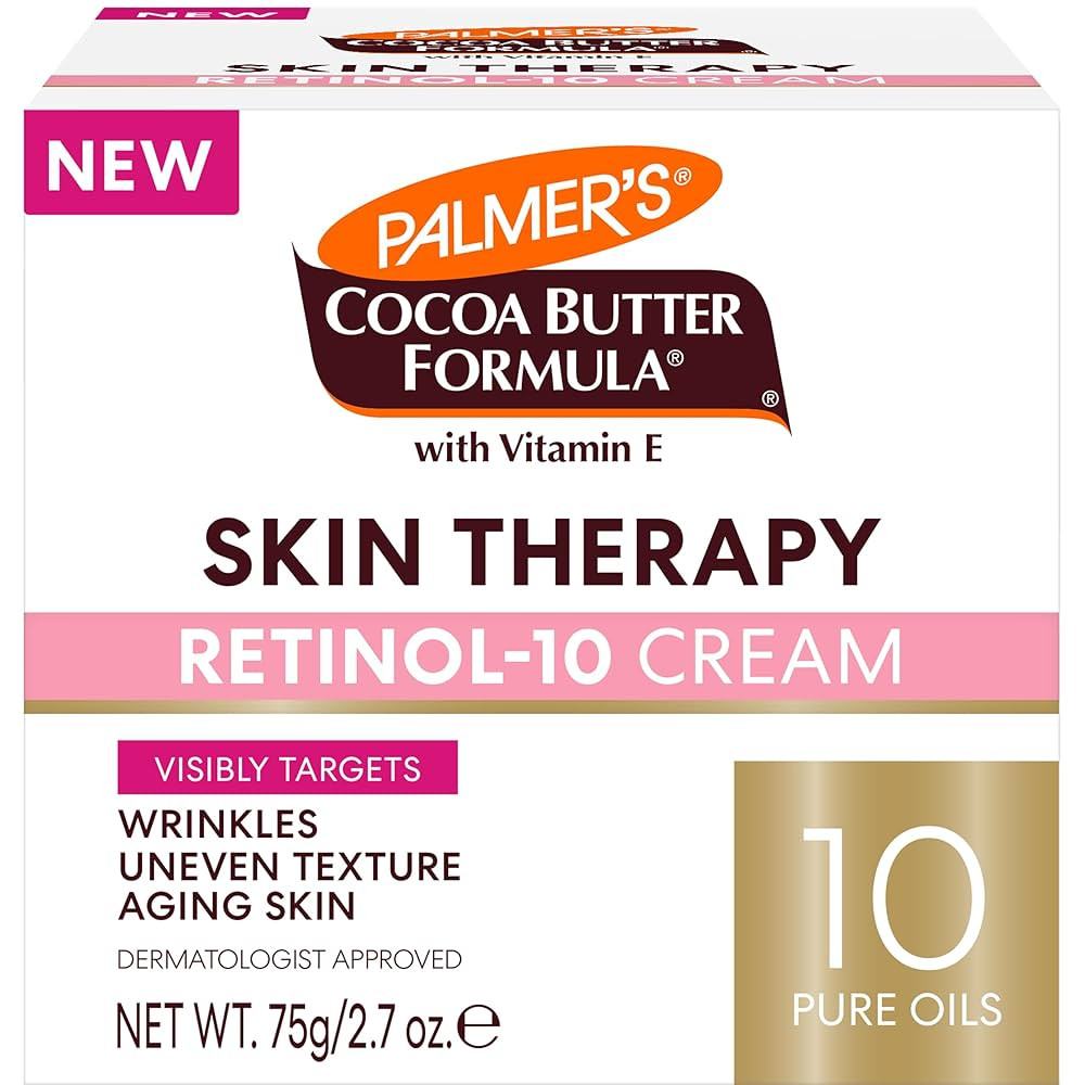 Palmer's Cocoa Butter Formula Face Cream, Skin Therapy Retinol-10 Moisturizer, 2.7 Oz, Vitamin E ... | Amazon (US)
