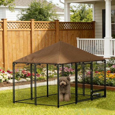 Outdoor Playpen for Puppies and Pets Kennel with Play Area | Target