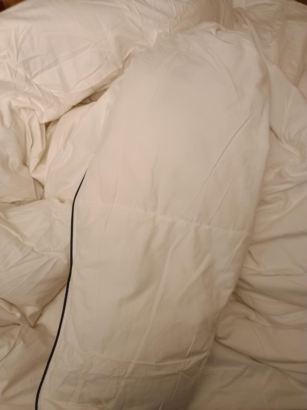 Lightweight King Down Comforter for Hot Sleepers & Summer - Noiseless Luxury Duvet Insert with 8 ... | Amazon (US)