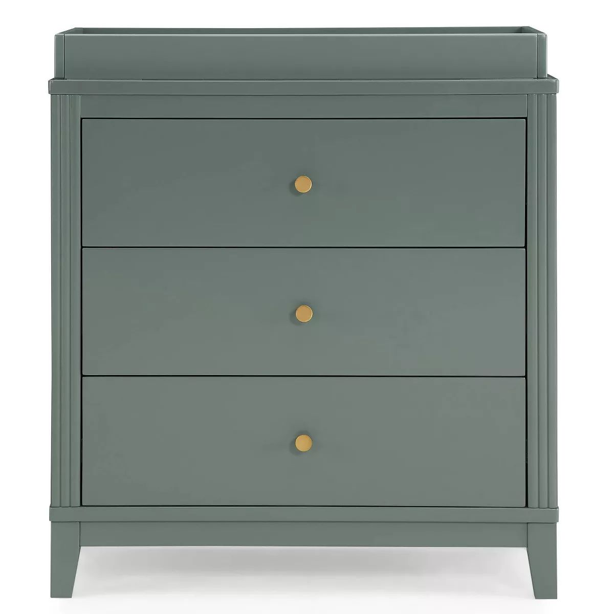 Delta Children Eloise 3 Drawer Dresser with Changing Top - Grassy Glen | Target